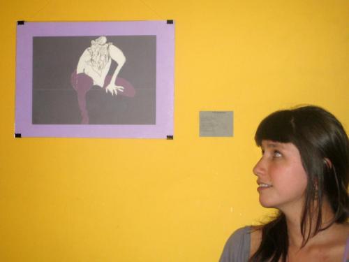 Exposición en el Café Bovary en Santiago de Chile.2011.