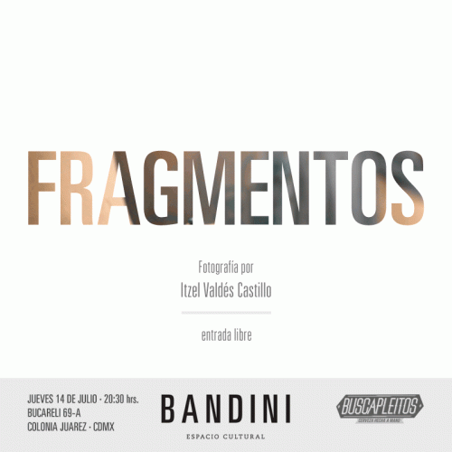 FragmentosExposición individual de fotografíaCDMX, 2015.